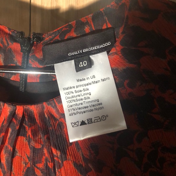 Guilty Brotherhood Silk Dress - Picture 3 of 3